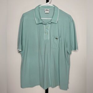Vintage Lacoste Short Sleeve Polo with Pocket -Classic Retro Style